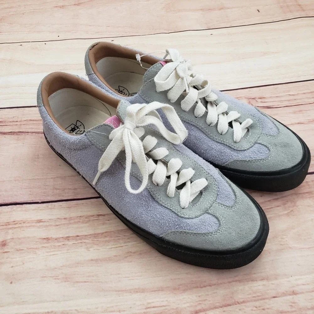 Last Resort AB Chris Milic Shoes Mens Size 10.5 Suede Low Top‎ Skate Sneakers